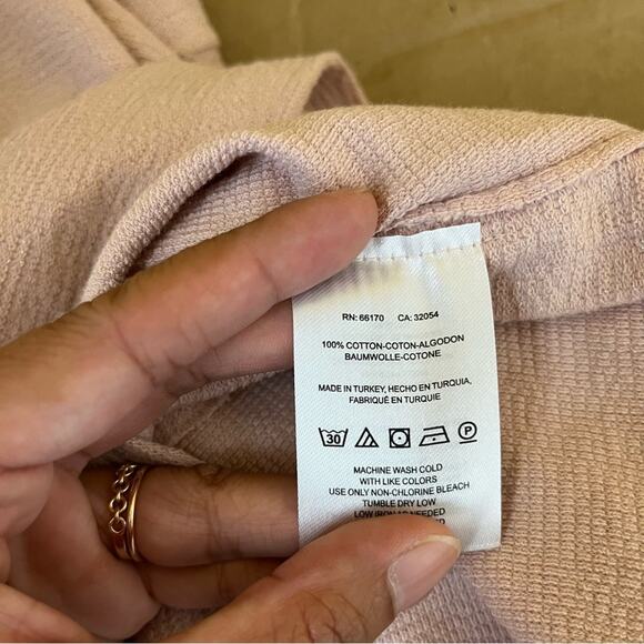 Anthropologie Postmark Rose Banded Boxy Top - Picture 8 of 8